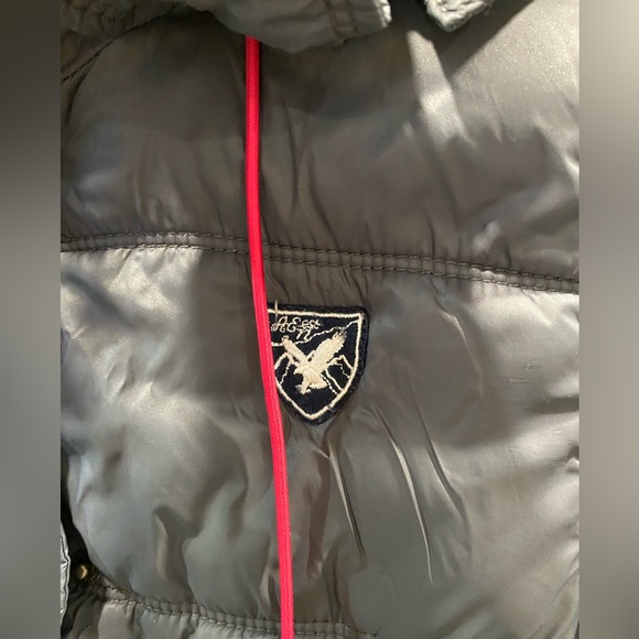 American Eagle grey puffer coat - Picture 7 of 16